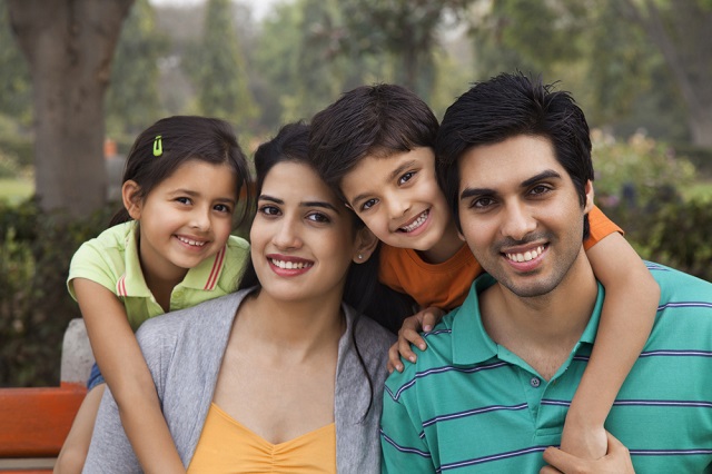 Happy Family With Healthy Smiles