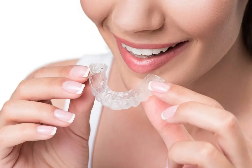 Athlete Wearing Sports Mouthguard